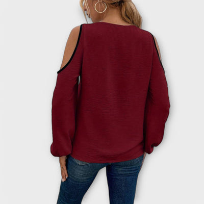 Mariana - Blouse à décolleté carré