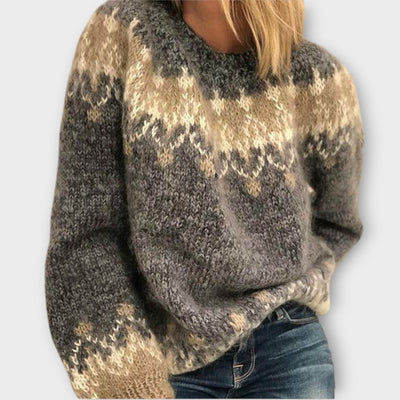 Mara - Pull en coton tricoté et confortable