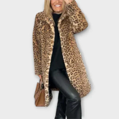 Jessica - Manteau Léopard
