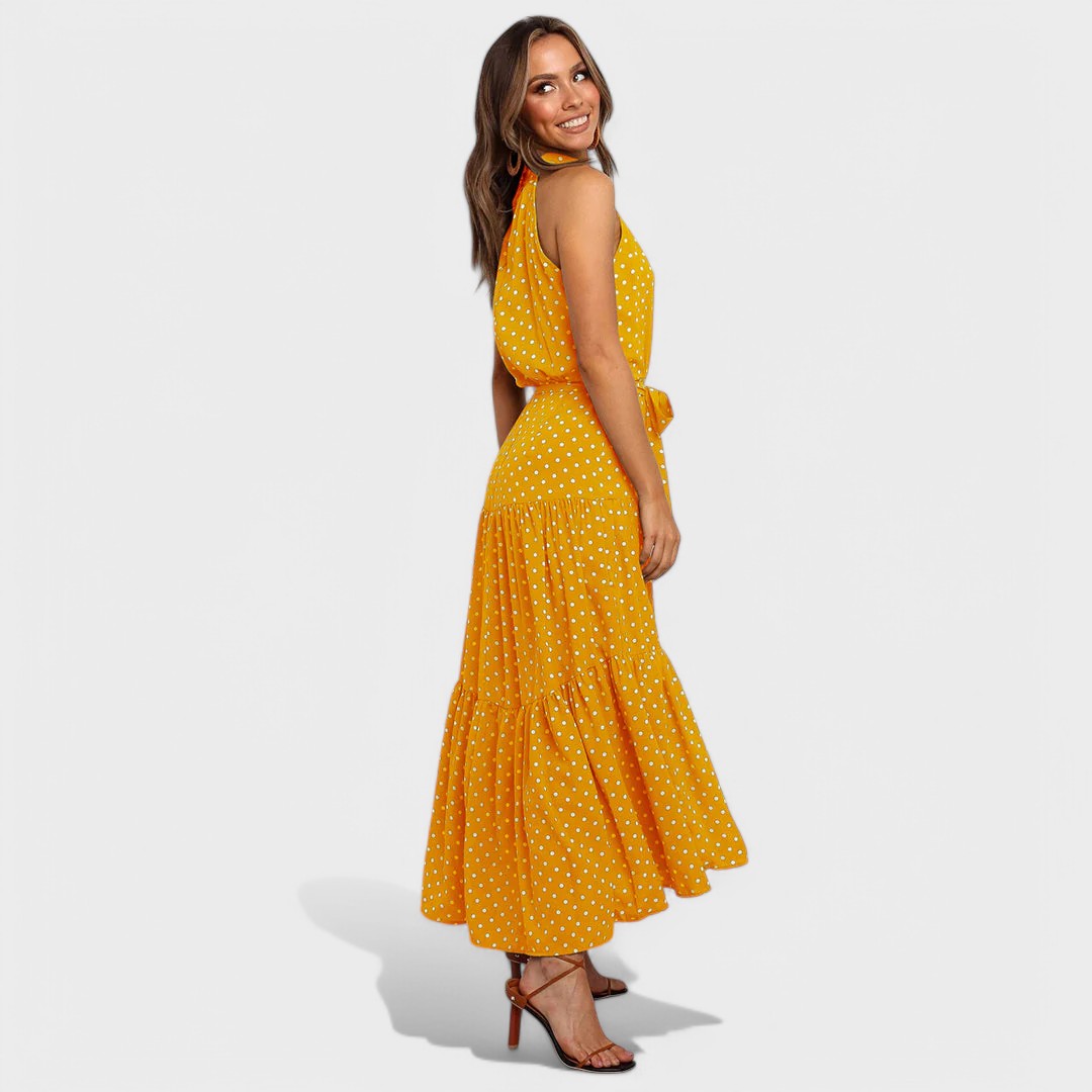 Bruna - Robe longue élégante