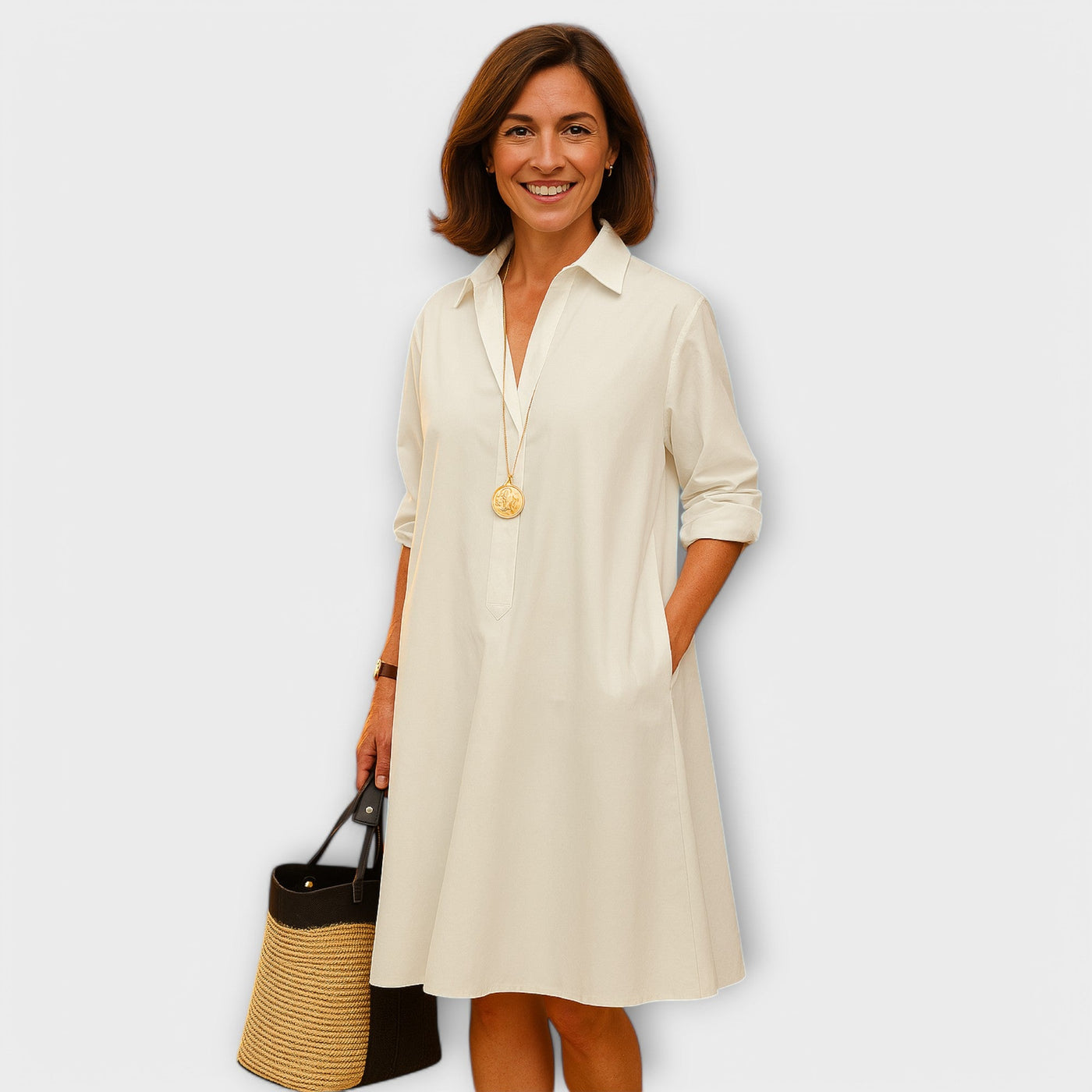 Aurora - Robe chemise moderne