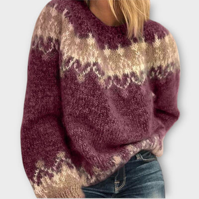 Mara - Pull en coton tricoté et confortable