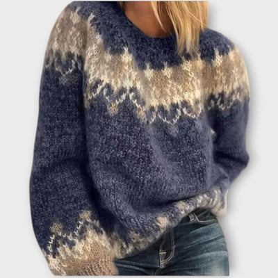 Mara - Pull en coton tricoté et confortable