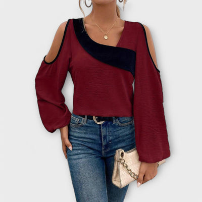 Mariana - Blouse à décolleté carré