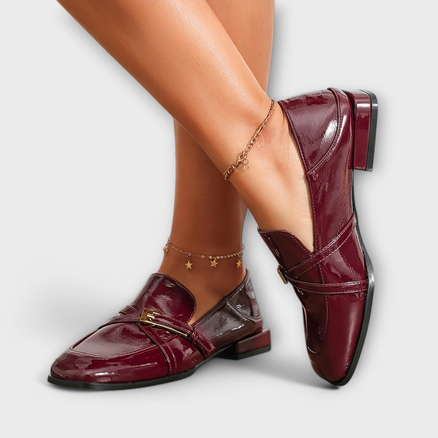 Isabel - Mocassins Bordeaux