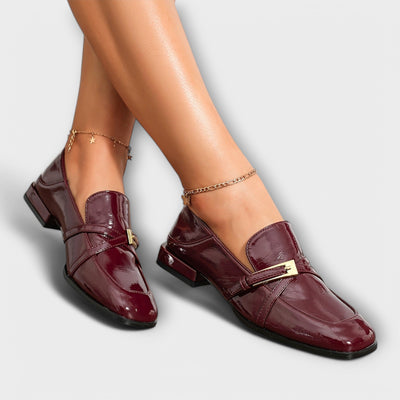 Isabel - Mocassins Bordeaux
