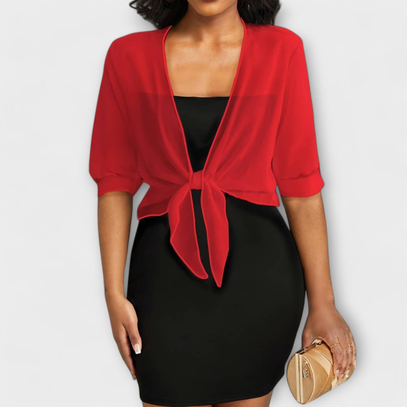 Olivia - Blouse à l'avant ouvert