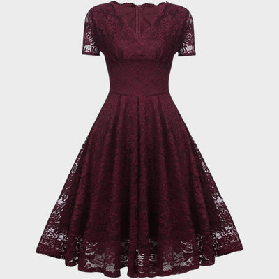 Mara - Robe en Dentelle Florale