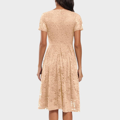 Mara - Robe en Dentelle Florale