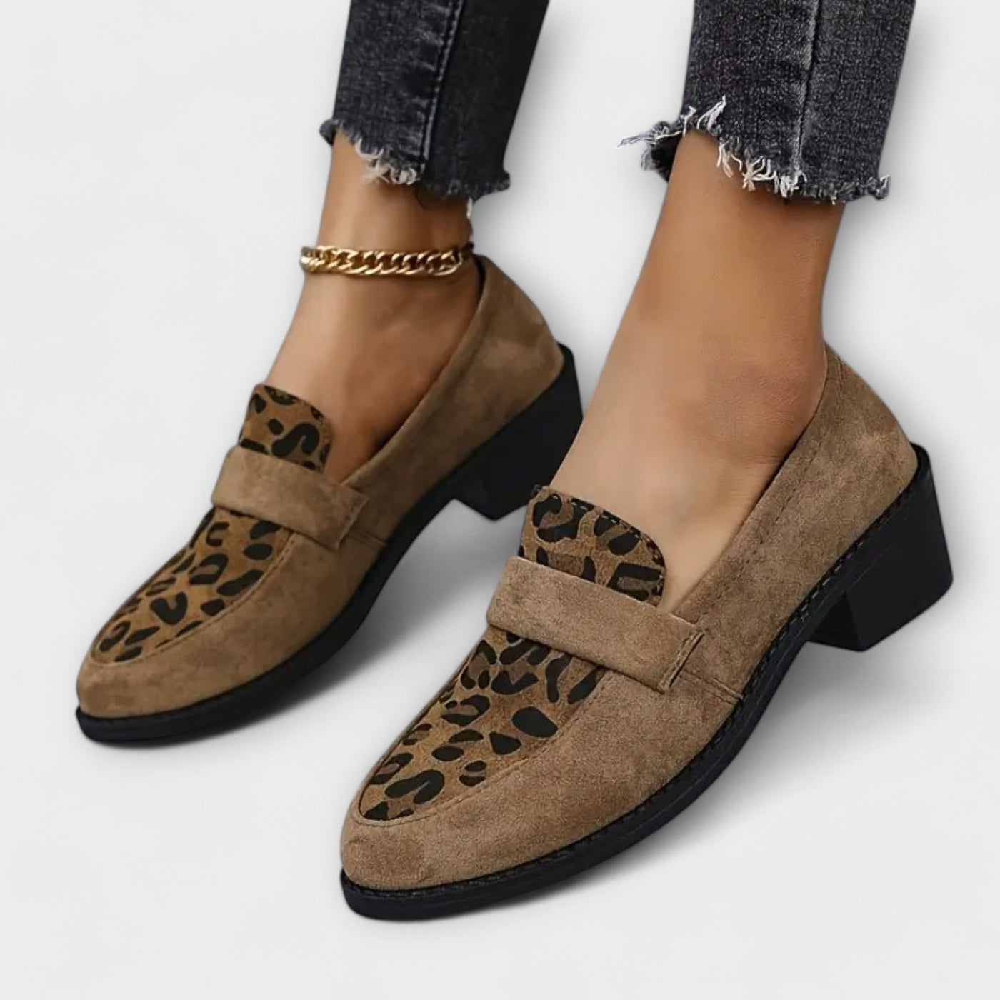 Camila - Chaussures élégantes avec motif léopard