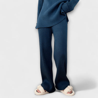 Albertina - Ensemble Cosy en Tricot Côtelé de 2 Pièces