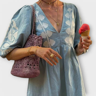 Sílvia - Robe Imprimée pour une Élégance Sans Effort