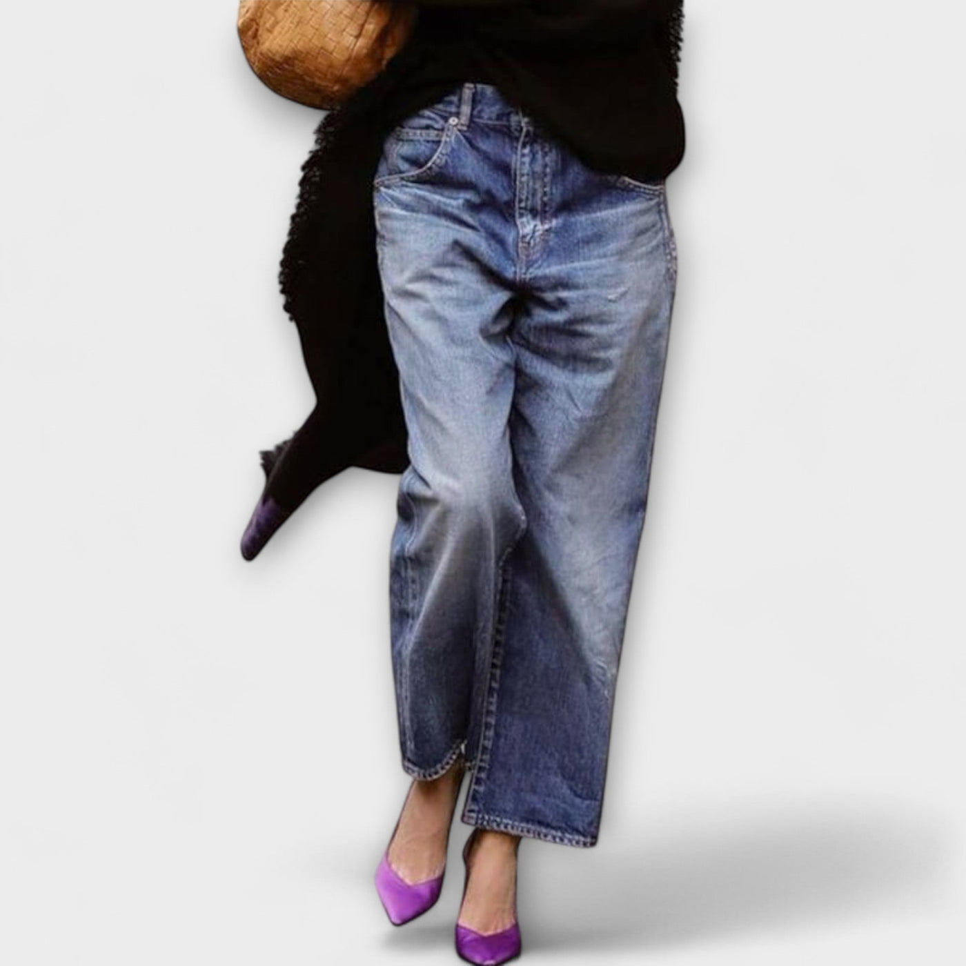 Bea - Pantalons en jean larges