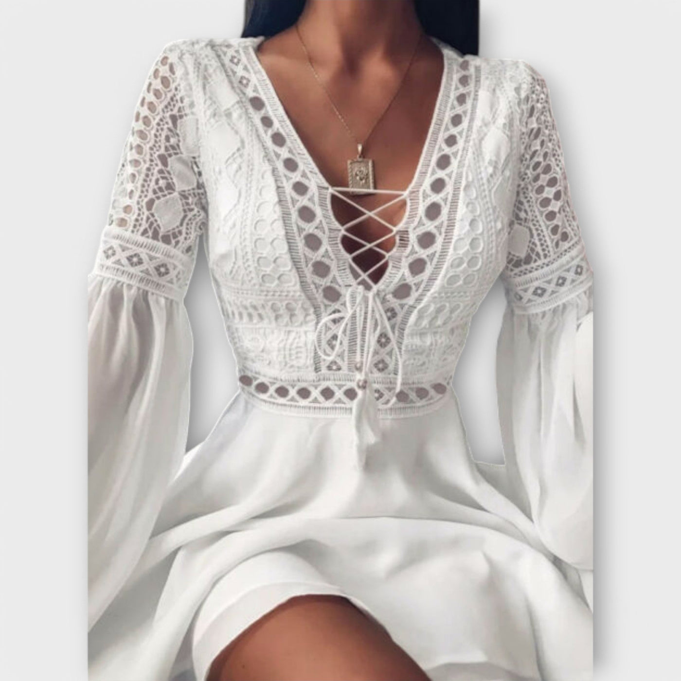 Paula - Robe Boho Courte Parfaite