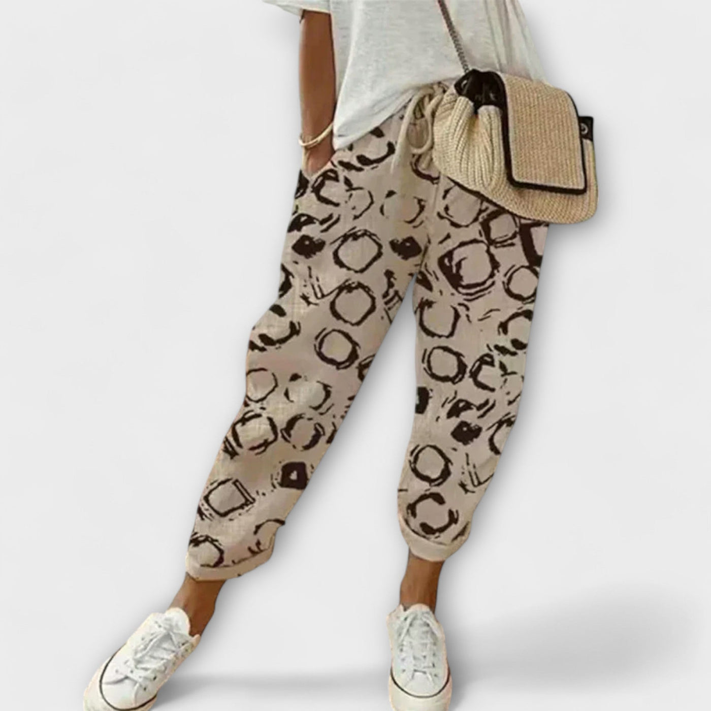 Aurora - Pantalons confortables en lin et coton
