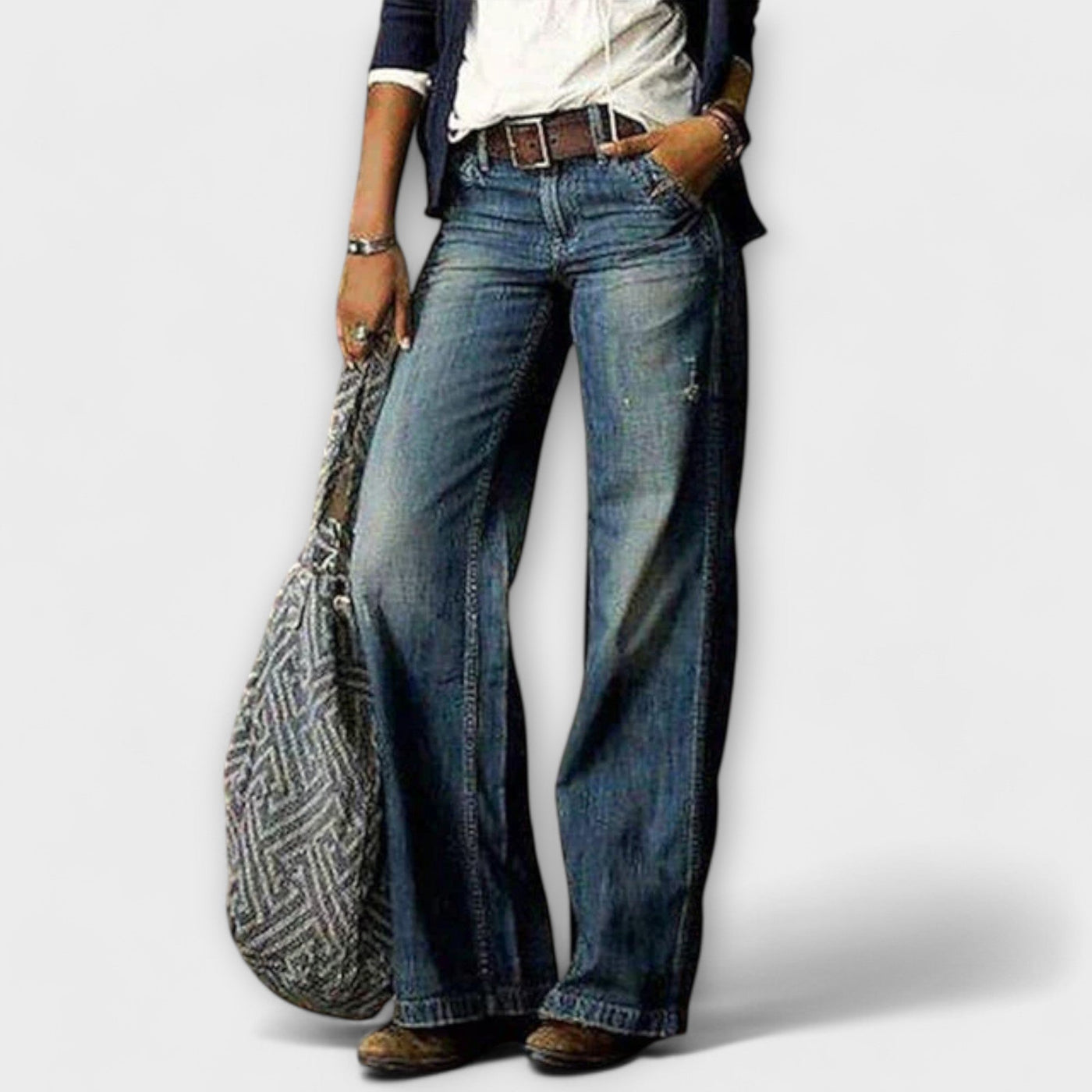 Fabiana - Jeans à jambes larges