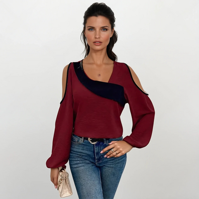 Mariana - Blouse à décolleté carré