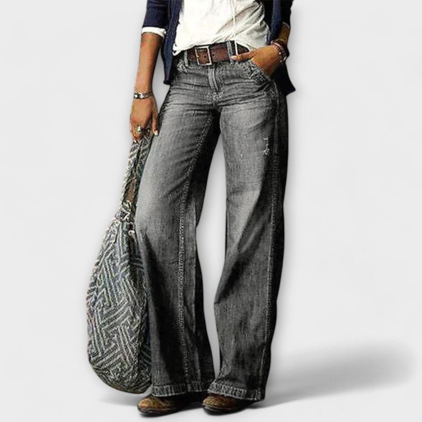 Fabiana - Jeans à jambes larges