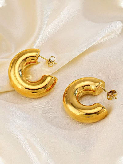 Boucles d'oreilles épaisses