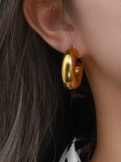 Boucles d'oreilles épaisses