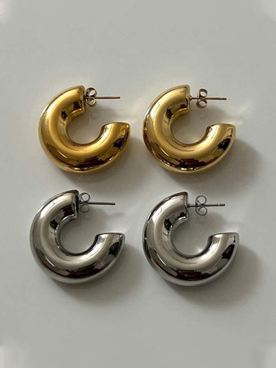 Boucles d'oreilles épaisses