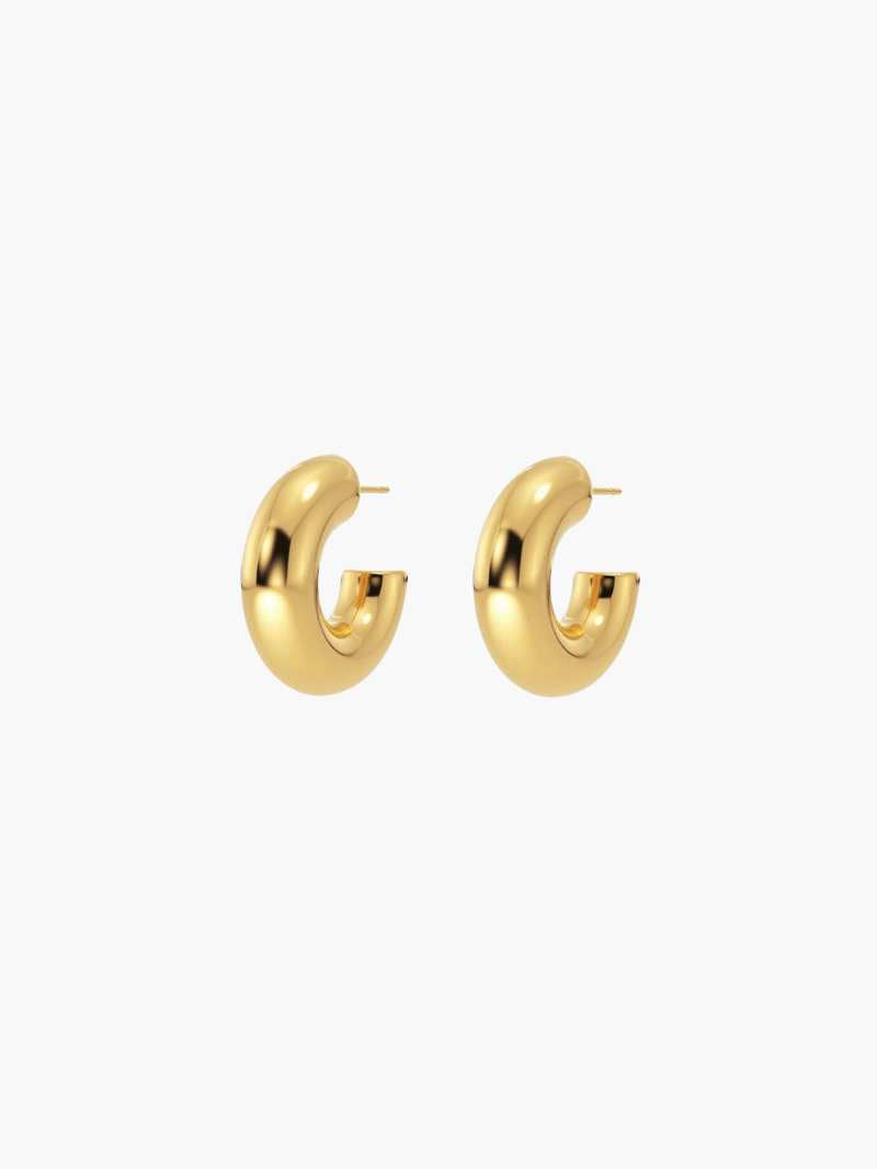 Boucles d'oreilles épaisses