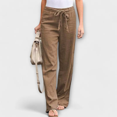 Célia - Pantalons en lin légers