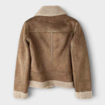 Catarina - Veste Aviateur en Daim