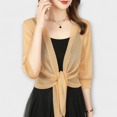 Olivia - Blouse à l'avant ouvert