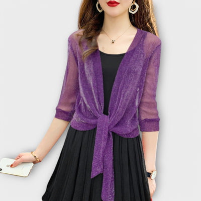 Olivia - Blouse à l'avant ouvert