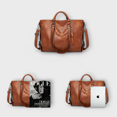 Maria. - Grand sac en cuir