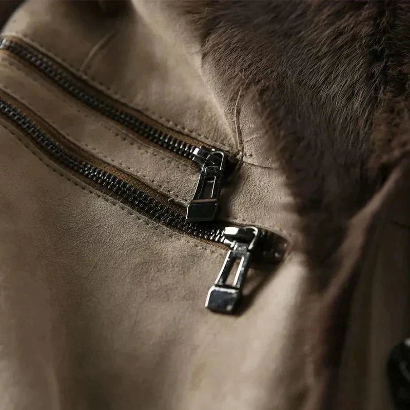 Mariana - Manteau en Peau de Mouton de Luxe