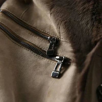 Mariana - Manteau en Peau de Mouton de Luxe