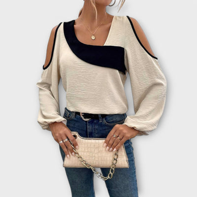 Mariana - Blouse à décolleté carré