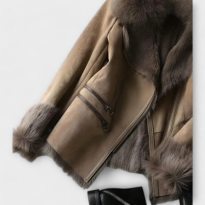Mariana - Manteau en Peau de Mouton de Luxe