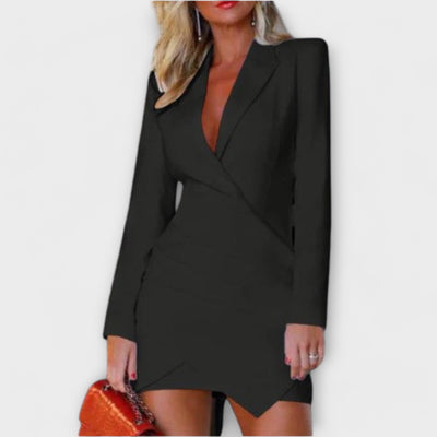 Gabriela - Robe Blazer Élégante avec Décolleté Profond