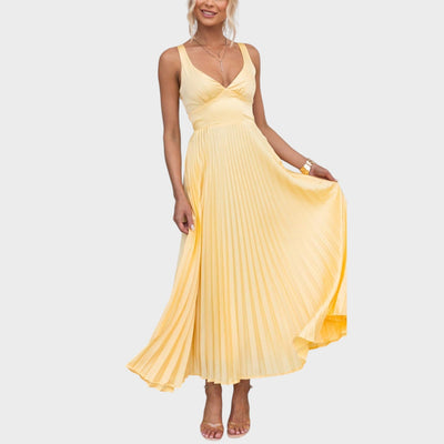 Camila - Robe maxi jaune