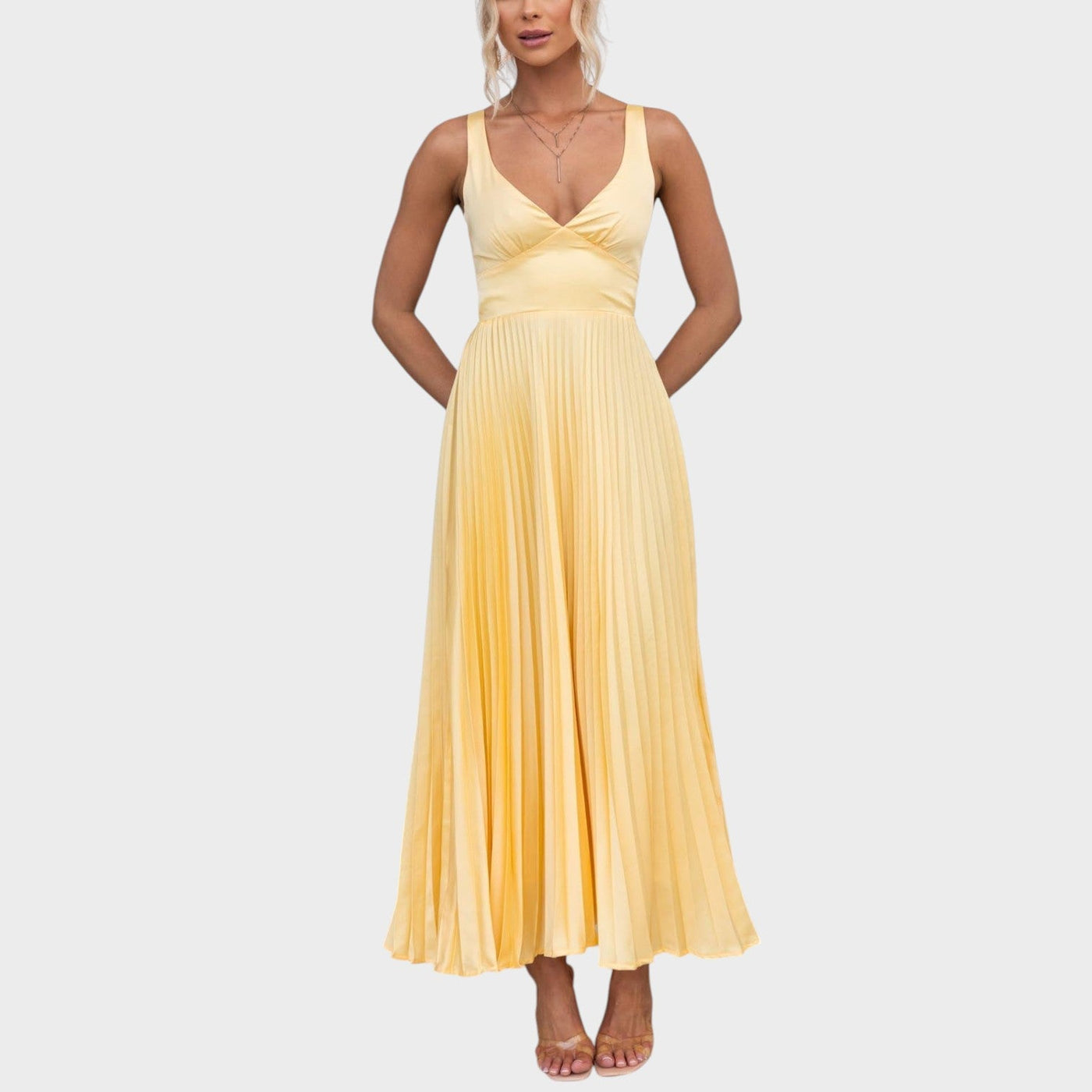 Camila - Robe maxi jaune