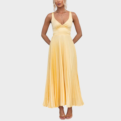 Camila - Robe maxi jaune