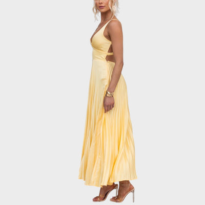 Camila - Robe maxi jaune