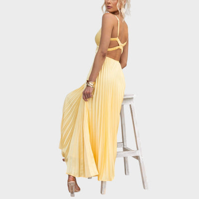 Camila - Robe maxi jaune