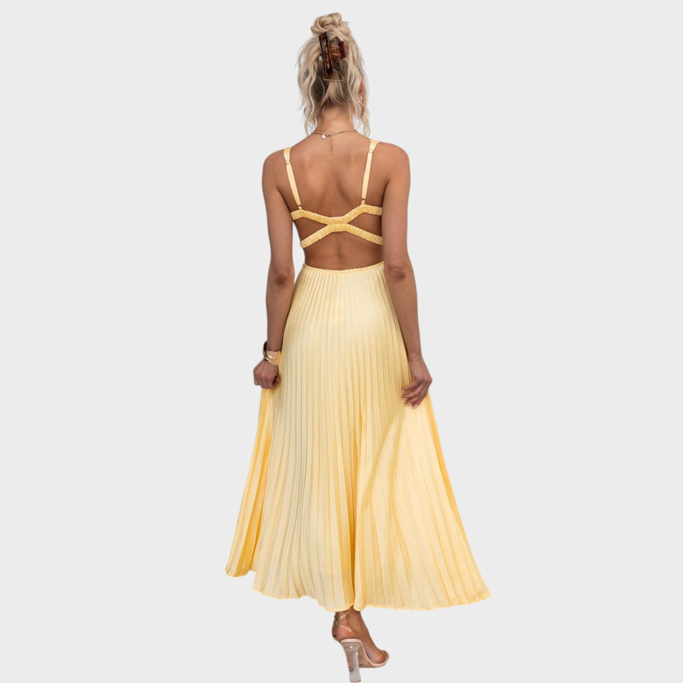 Camila - Robe maxi jaune