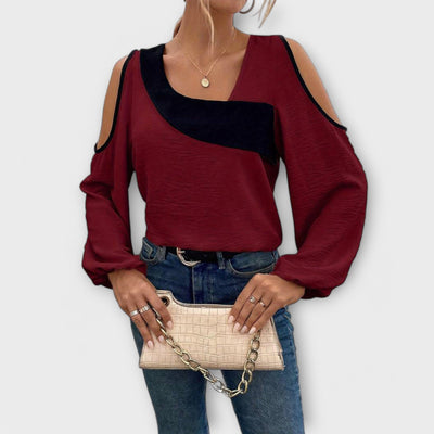 Mariana - Blouse à décolleté carré