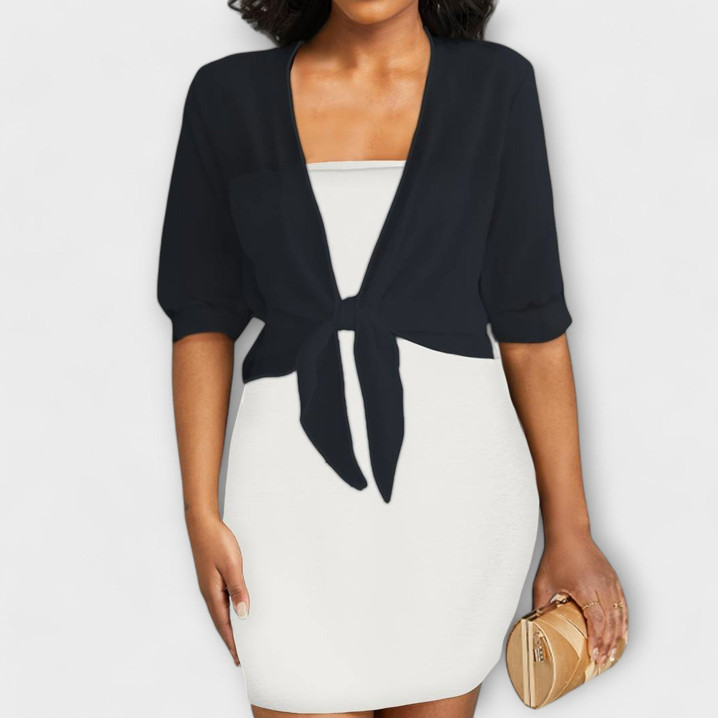 Olivia - Blouse à l'avant ouvert
