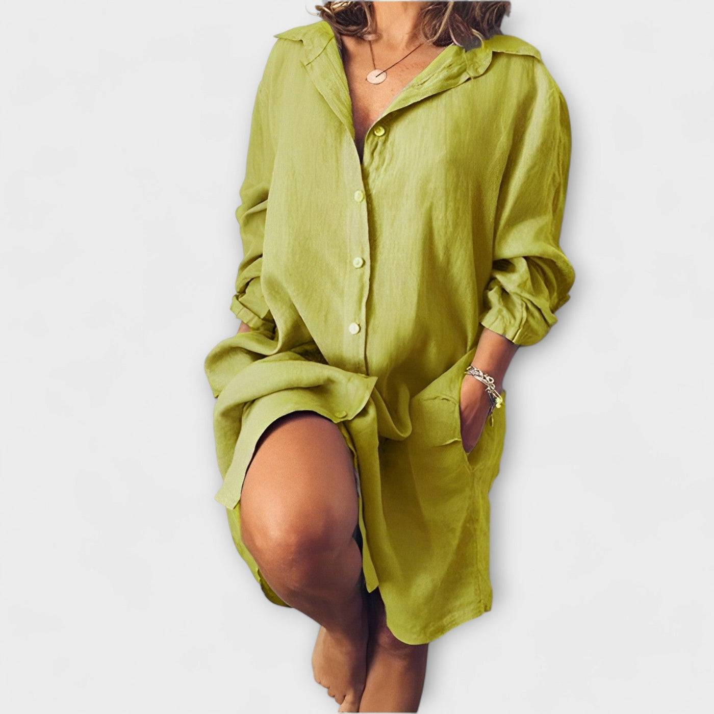 Raquel - Blouse en lin décontractée