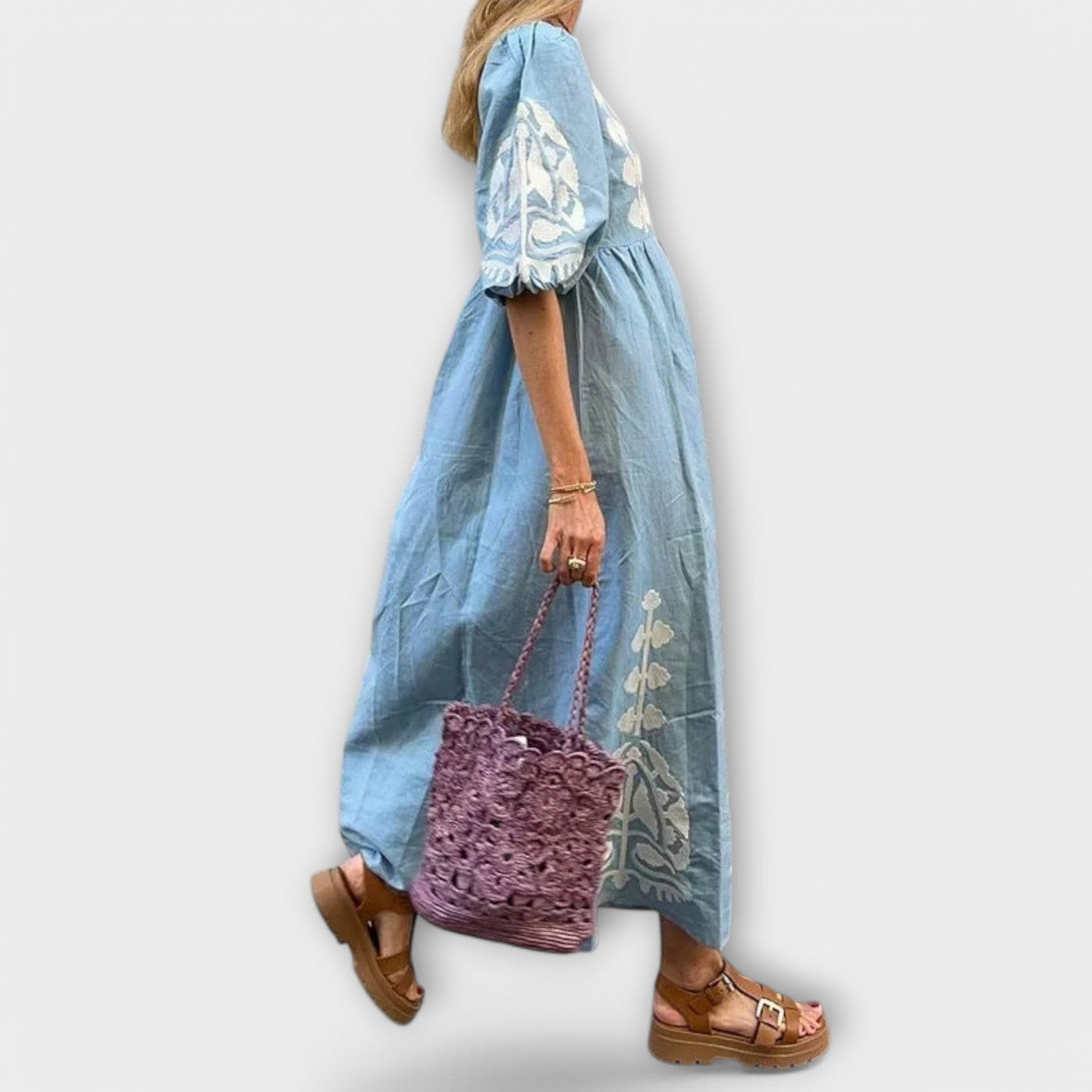Sílvia - Robe Imprimée pour une Élégance Sans Effort