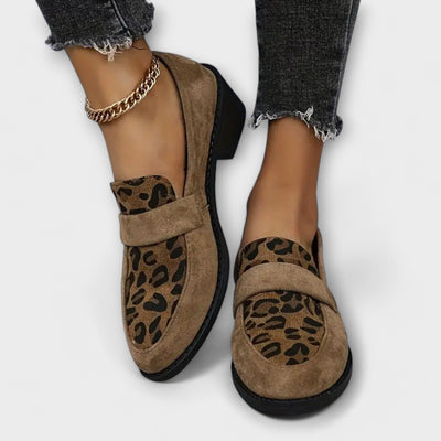 Camila - Chaussures élégantes avec motif léopard