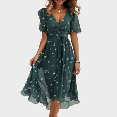 Adélaïde - Robe femme décolletée en V