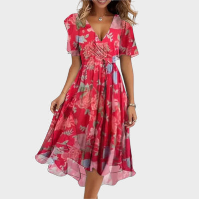 Adélaïde - Robe femme décolletée en V