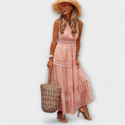 Lola - Robe maxi en dentelle boho